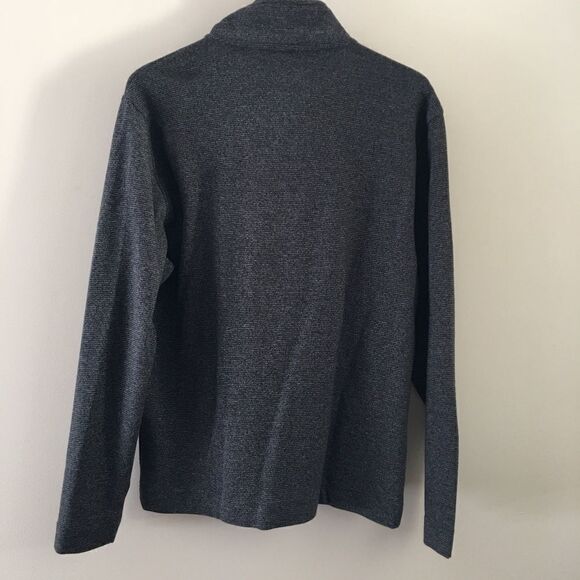 Van Heusen Flex NWT Gray Quarter Zip Pullover - Picture 3 of 7
